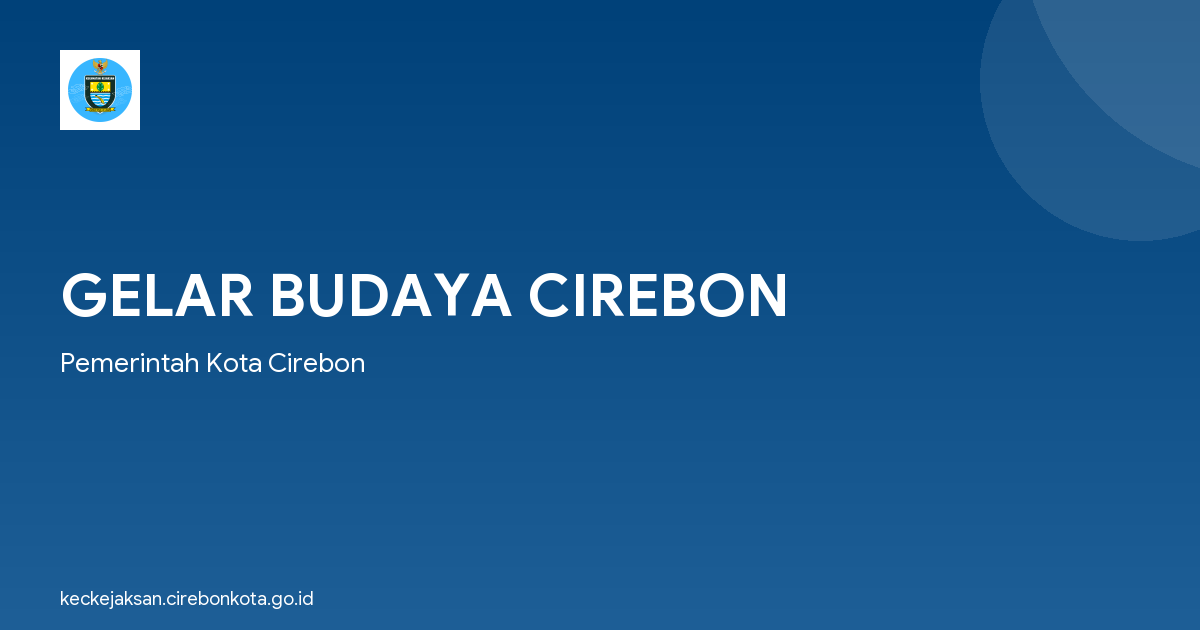 GELAR BUDAYA CIREBON