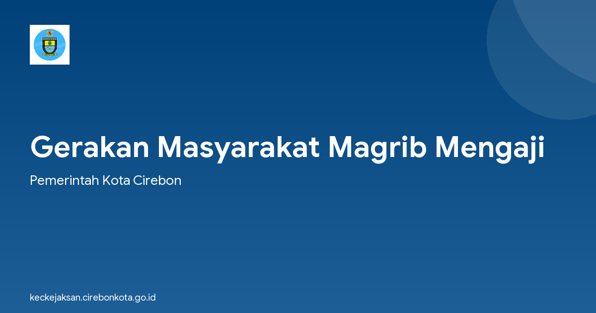 Gerakan Masyarakat Magrib Mengaji