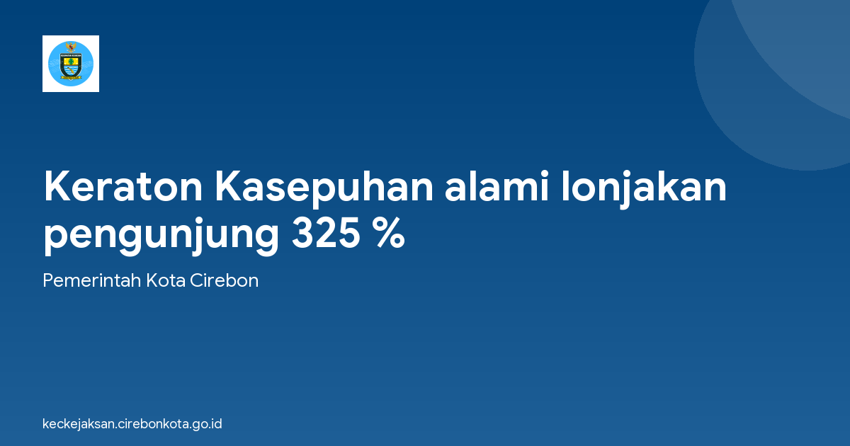 Keraton Kasepuhan alami lonjakan pengunjung 325 %