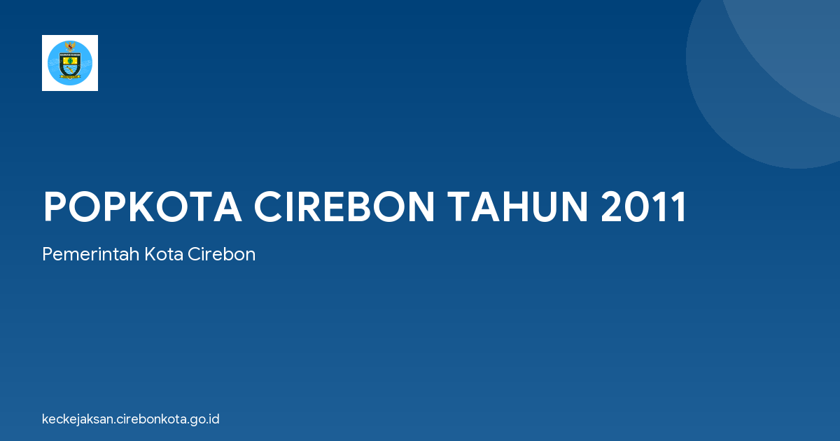 POPKOTA CIREBON TAHUN 2011