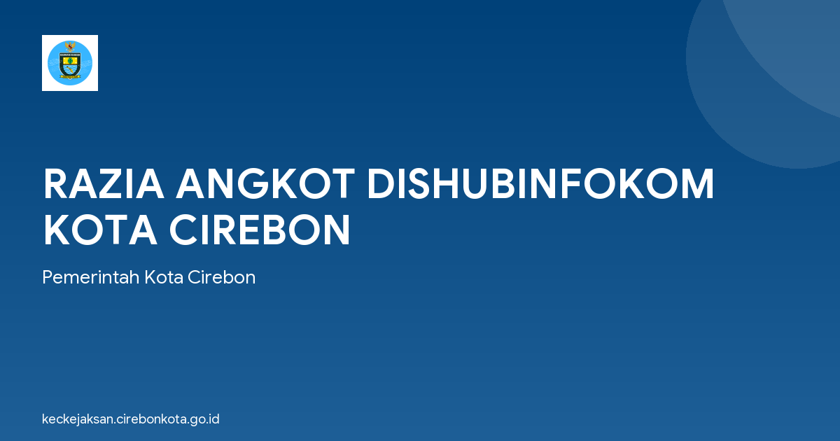 RAZIA ANGKOT DISHUBINFOKOM KOTA CIREBON